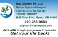 Still in Pain? ...I’m the one you come to when nothing else works  -  Troy A. Zigman, PT