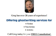 Finish your writing project…  –  Greg Morgan, Copywriting & Ghostwriting Services